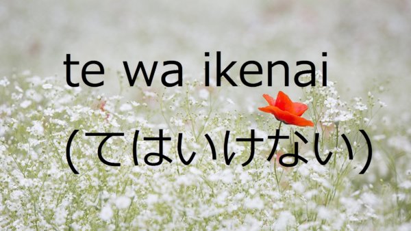 Te Wa Ikenai / Te Wa Ikemasen (Dilarang) – Belajar Bahasa Jepang